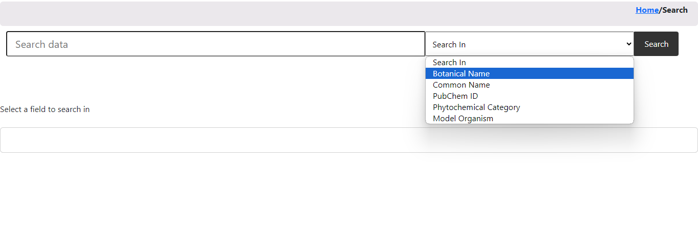 Dropdown menu image